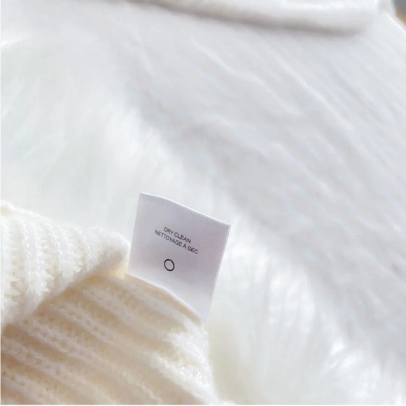 A.L.C Helena Merino Wool Sweater Mock High Neck Cream Women’s Large NEW - Picture 11 of 14